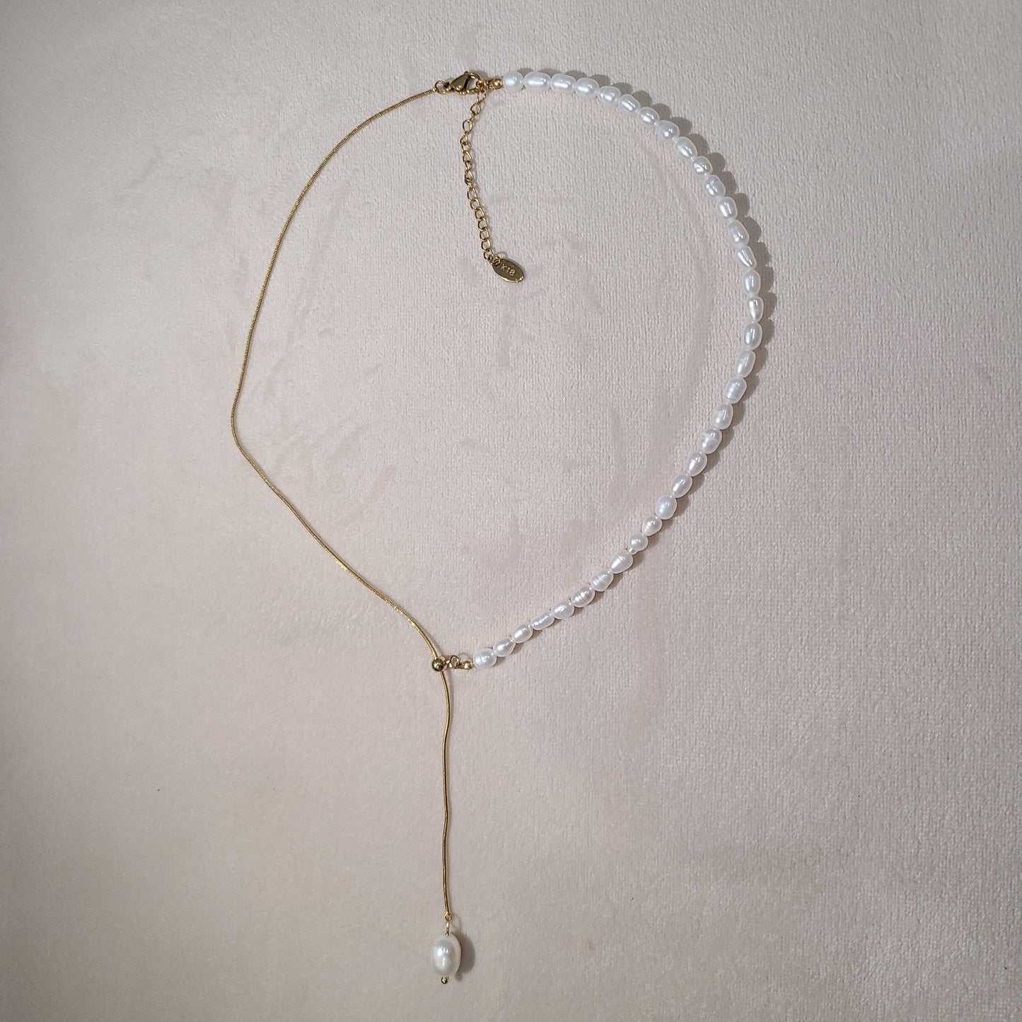 Millie Simple Pearl Necklace