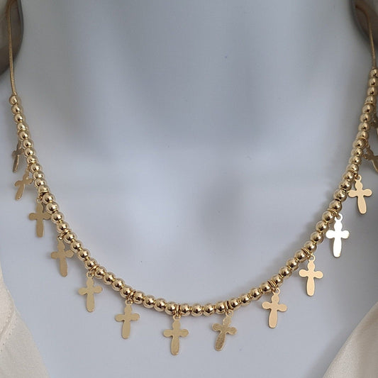 Cross Dangle Necklace