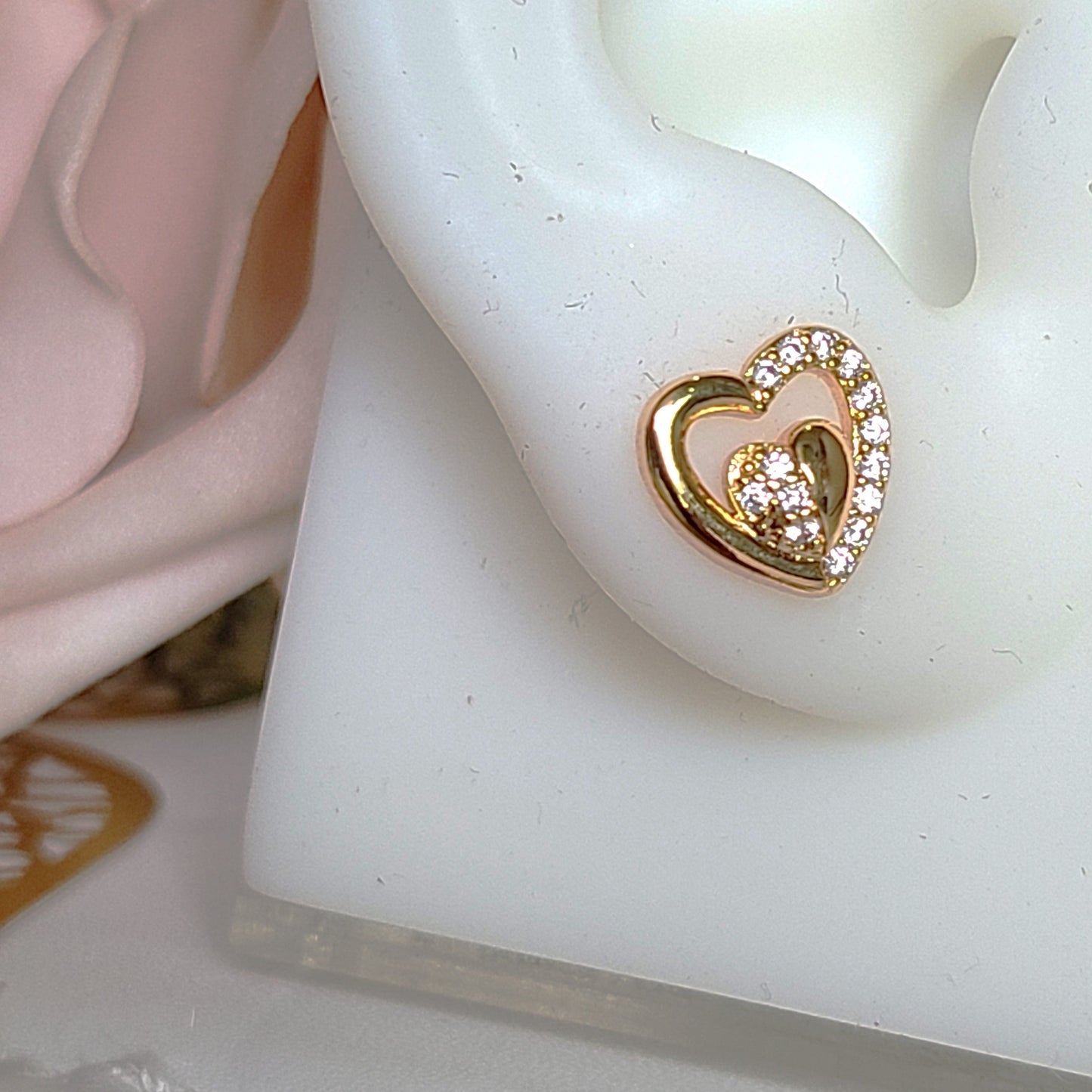 Alara Two-Hearts Earrings