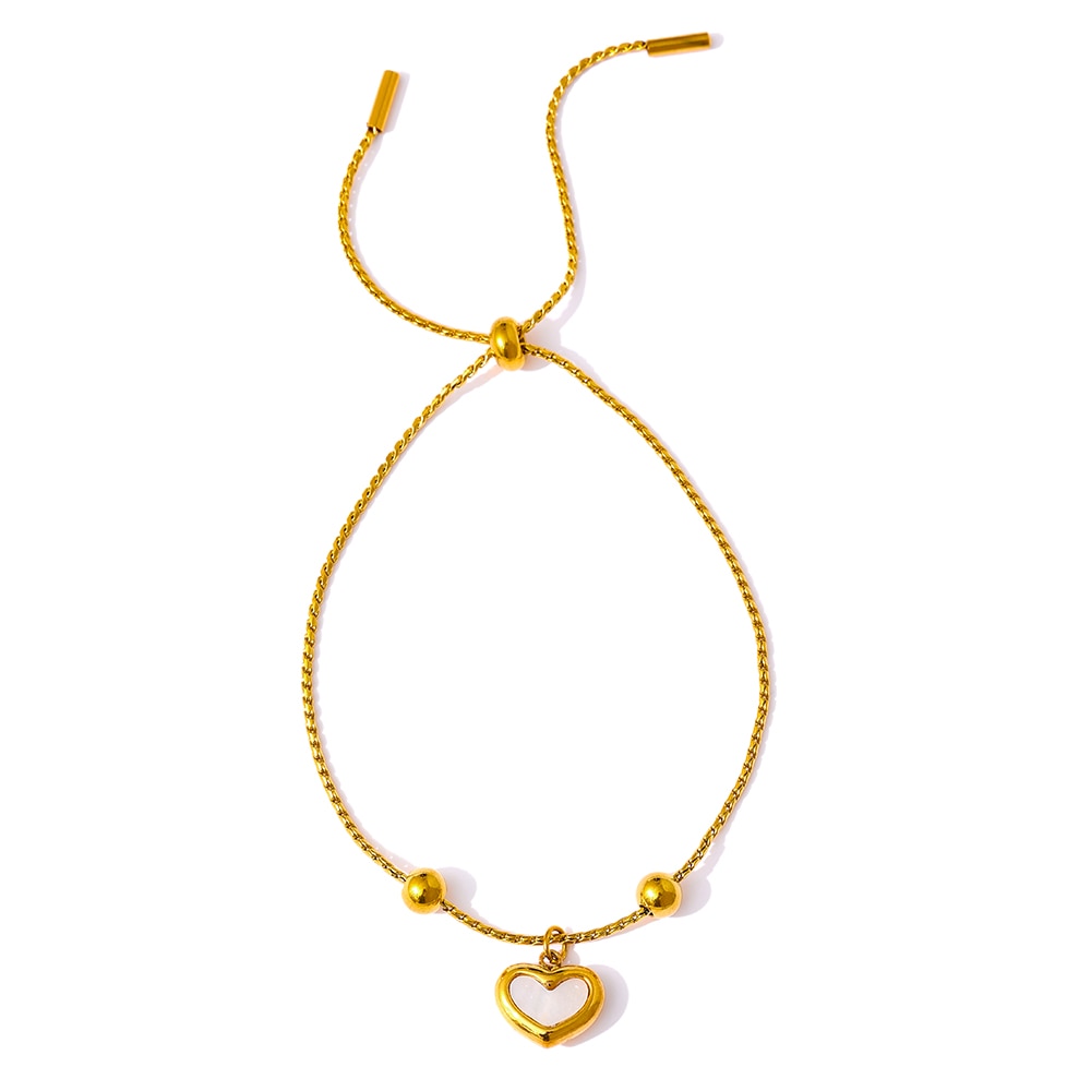 Lila Heart Necklace