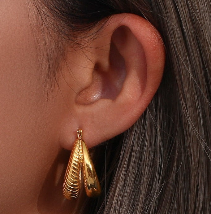 Belle Hoop Earrings